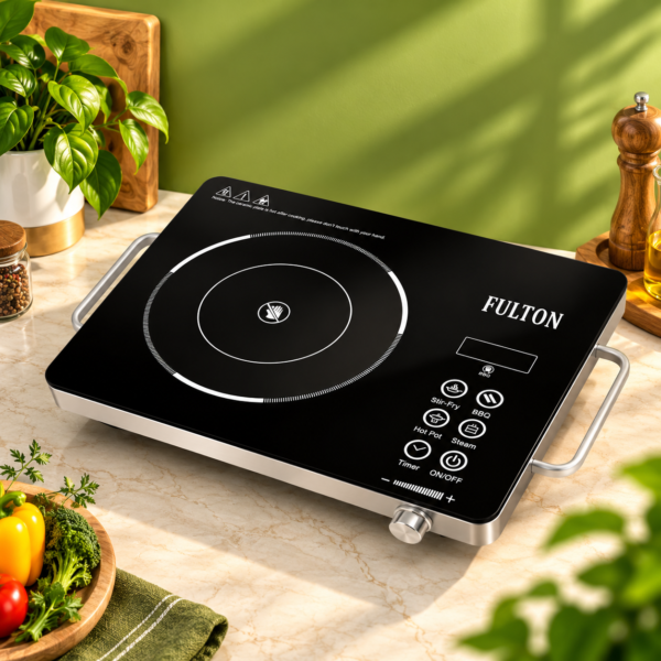 FULTON Infra Pro 2200W Infrared Cooktop | Timer & 4 Modes